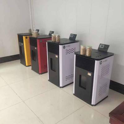 供应自动生物质颗粒取暖壁炉 环保智能取暖炉图1