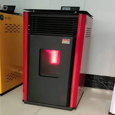 供应自动生物质颗粒取暖壁炉 环保智能取暖炉图3