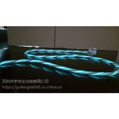 YFDSG智能发光多功能排插 家用智能流光电源线带USB插线板环保发光排插图3