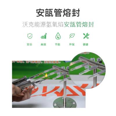 沃克能源实验室氢氧焰双火头安瓿管熔封机 智能安瓿管封口机 环保新工艺图2