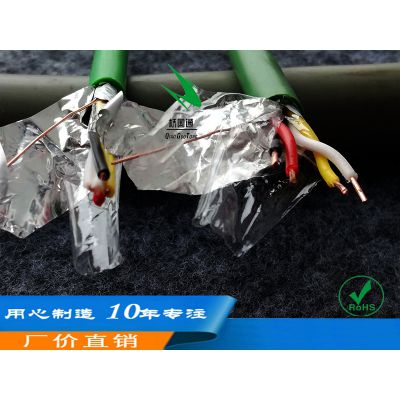 无卤素阻燃KNX EIB BUS 4芯裸铜线 智能家居***现场总线电缆图1