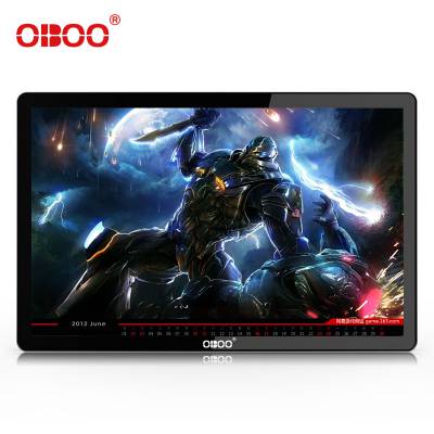 OBOO***43寸智能网络液晶楼宇壁挂广告终端一体机***图1