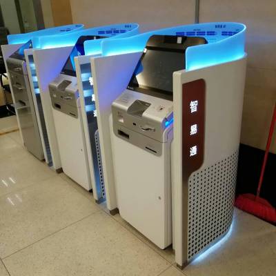 交通银行智易通柜员智能机具设备隔断机罩灯箱厂家价格图3