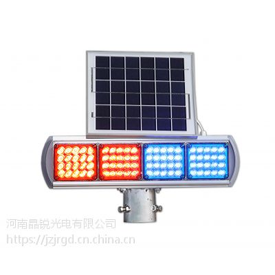 河南厂家供应太阳能爆闪灯,太阳能交通灯图3