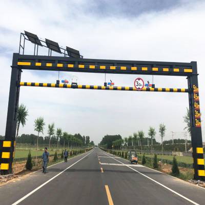 惠州高速公路宣传类龙门架市政交通智能升降限高架限高杆图3