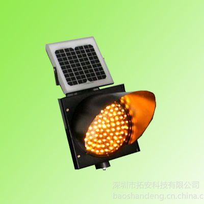 供应供应太阳能黄闪灯 道路警示灯 防尘防水 使用时间长图1