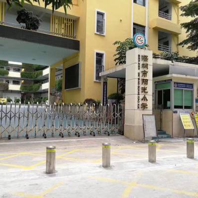 学校智能升降柱 液压一体升降桩 全自动交通安全升降路桩