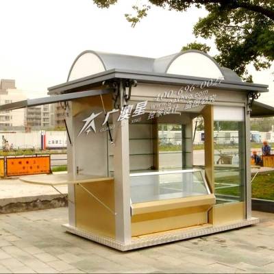 湖北交通收费岗亭，治安门外岗亭，不锈钢岗亭生产厂家图2