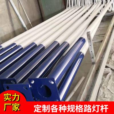 河北路灯杆生产厂家 公路5米6米路灯杆 灯谷城市智慧灯杆 牢固图1
