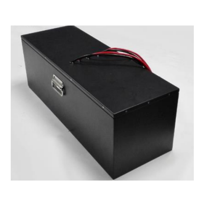 48V100Ah 智能机器人磷酸铁锂电池RS232通信图1