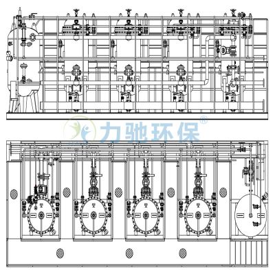 列管式反冲洗过滤器 全自动滤水器智能控制 EFS-B 力驰环保***图2