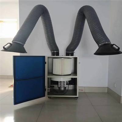 恒美百特工业移动智能型单臂烟尘净化器、焊烟净化器、焊烟除尘器图1