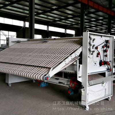 西藏那曲***汉庭牌工业折叠机 烫平机配套智能折叠机 ***洗涤设备图2