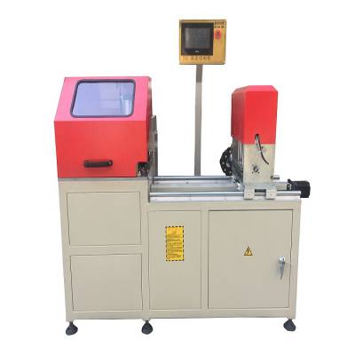 工业铝材切割机 气动式自动铝管切割下料机400型号 DS邓氏智能PLC操作图1