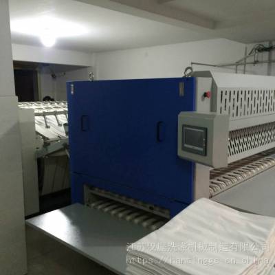 汉庭牌五折自动床单折叠设备 智能控制工业折叠机图2