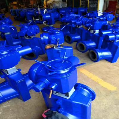 ***毕节市机电市场GJ941X-10L DN150智能多功能法兰管夹阀 矿用工业管夹阀图2