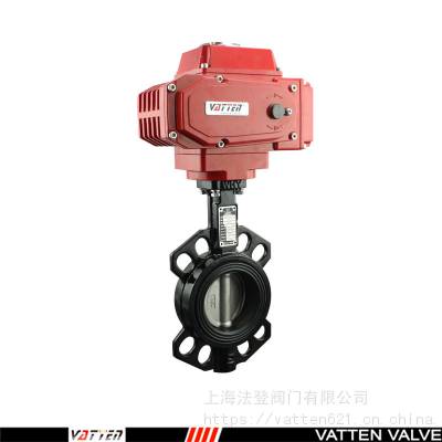 智能调节型电动工业蝶阀，输入输出4-20mA模拟量，上海法登阀门图1