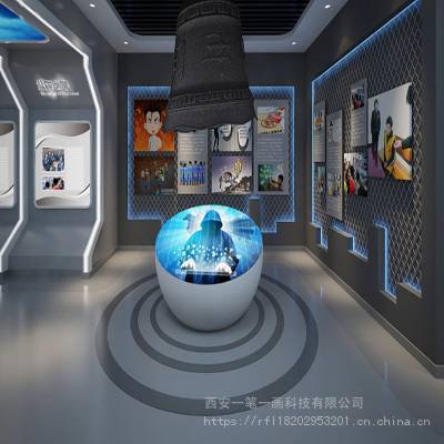 交互式主题馆报价公司,***创意教育基地,电子智能荣誉展厅设备图1