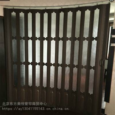 定做工业电动折叠门 四扇折叠门 智能遥控折叠门 上门测量安装图2