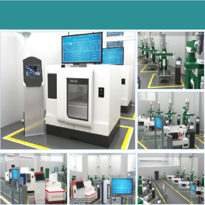多功能智能机器人智能制造数字化工厂 理工科教供应图1