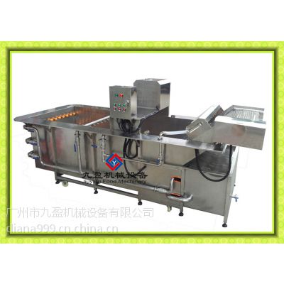 臭氧自动翻转洗菜机、节能工业连续式洗菜机、中型毛刷式全自动洗菜机、***汽泡智能洗菜机 电联图2