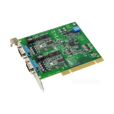 研华PCI总线通信卡 PCI-1604UP 2端口RS-232矮版PCI通讯卡