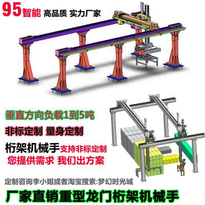 广东非标定制重型模组，重型桁架机械手，智能立体仓库和地轨厂家