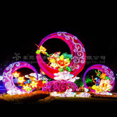 城市亮化项目***广场高速路口中秋节彩灯免费写标书图1