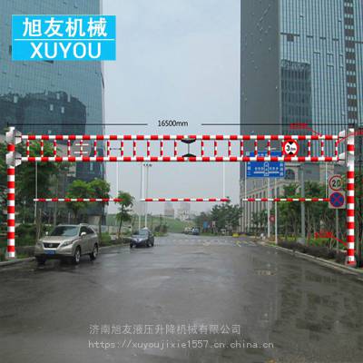 公路固定式限高杆限高架智能道路交通简易龙门架防撞限高门架升降杆图1