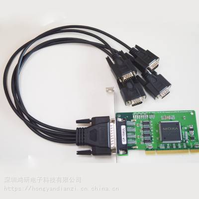供应MOXA摩莎 CP-104UL 4口RS232PCI多串口卡
