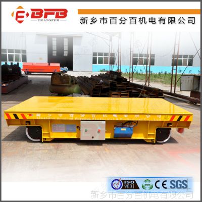 烘干室可欠压保护10吨平板运输车 工业4.0智能控制轨道平车***图2