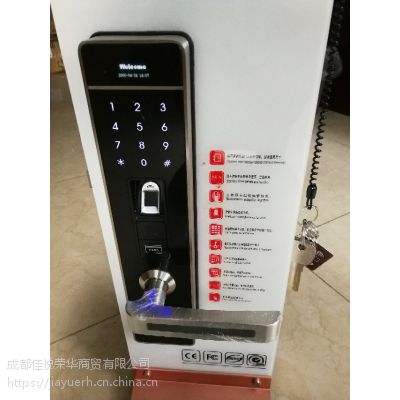 四川成都市双楠指纹电子锁、防盗门智能密码锁上门安装，里里外外304不锈钢材质