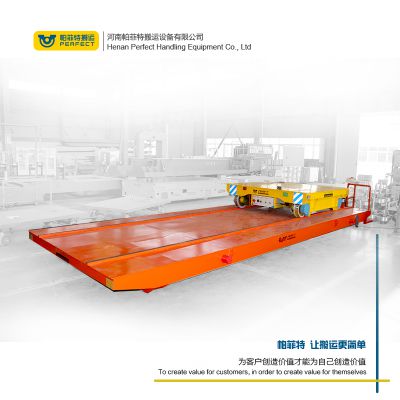 电动平板车 百特智能 工业厂区定制电动过跨车 江苏***摆渡车图1