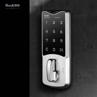 保密柜锁 国保D153触屏密码锁文件柜钢柜木柜智能电子密码锁厂家