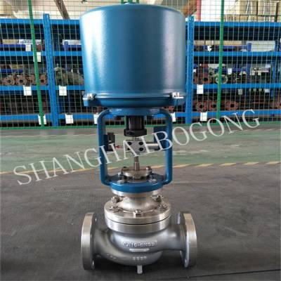 上海渤工 ZDLP-16P 电子式电动防爆调节阀 智能型法兰温控调节阀图2