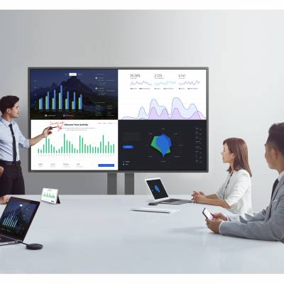 河北Horion皓丽86寸 M2s***会议平板一体机电子白板触摸屏一体机智能黑板投影机图1