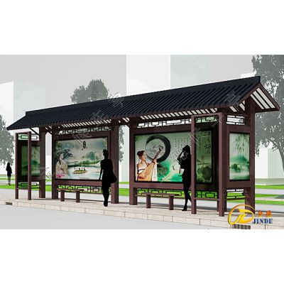 定制公交仿古站亭,宿迁供应全国市场图3