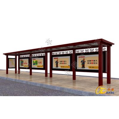 定制公交仿古站亭,宿迁供应全国市场图2