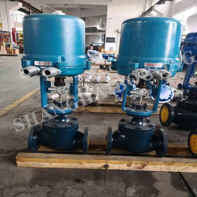 ZDLM-16C 电子式电动套筒调节阀 智能型法兰温控调节阀图1