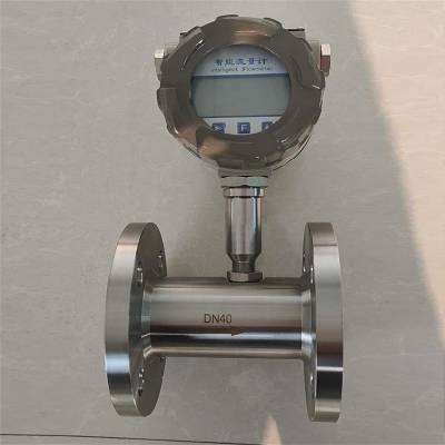 LWGY智能液体涡轮流量计 水传感器 柴油类 电子数显计量表不锈钢图1