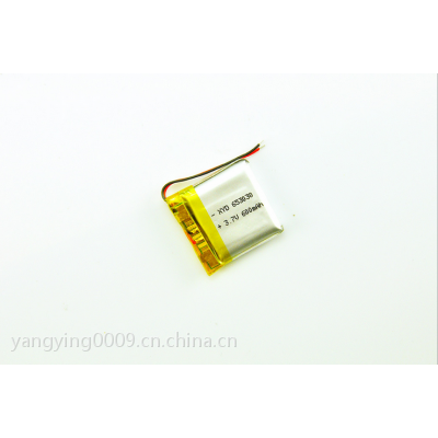 智能手表电池_3.7v 600mAh LP653030 聚合物电池 聚合物电池厂家图1