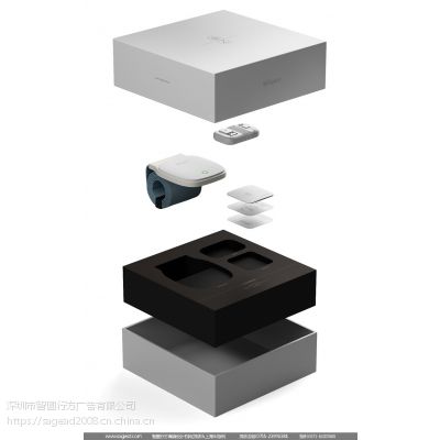 科技数码产品包装设计 智能穿戴设备包装设计 时尚科技品牌策划设计图3