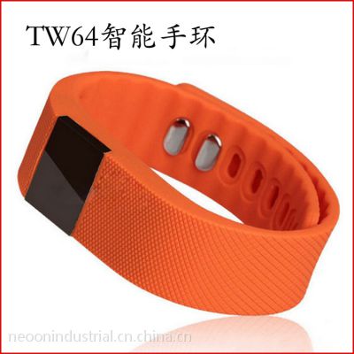 TW64情侣礼品手环外贸厂家 适用ios安卓手机运动遥控自拍智能手环