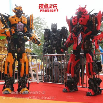 可穿戴机器人_神童机器人变身衣_游乐设备生产厂家图2