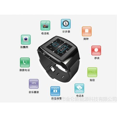 供应***智能手表 蓝牙接听拨号智能遥控拍照 计时收音乐播放***