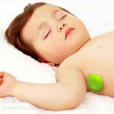 厂家设计儿童智能穿戴温度计 智能蓝牙监测家用婴幼儿体温提醒器omni 深圳