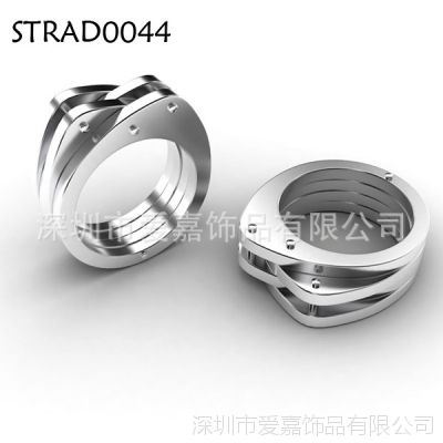 智能穿戴钛钢指环加工生产定制不锈钢戒指首饰设计开发来图来样厂
