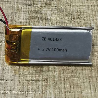 ***聚合物401423锂电池100mah ,用于：智能手环 蓝牙软包图3