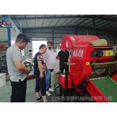双清区圣泰牌智能化青储打包机 秸杆青储打包机 全自动型省人工