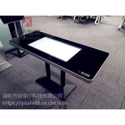 鑫飞智显32寸XF-CZ简约现代娱乐点餐桌人工智能触摸餐桌批发图1